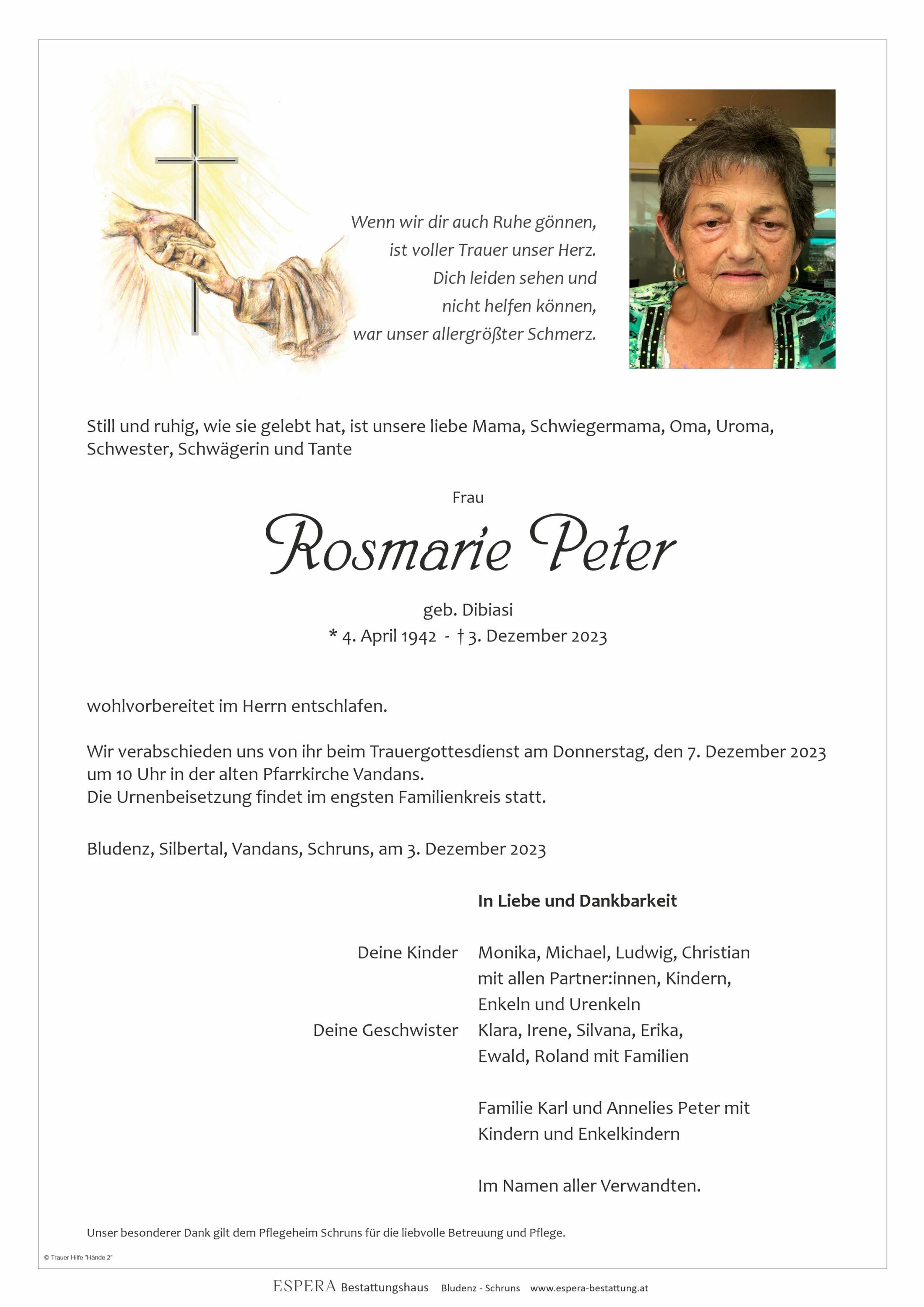 Rosmarie Peter
